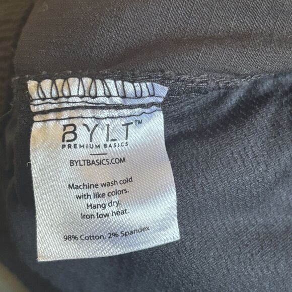 Bylt Mens Weekender Pant Size Large Black Ripstop Drawstring Utility Gorpcore - Picture 11 of 12